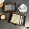 Vintage Styles Jewelry Box Crafted from Wood Featuring Compartments for Earrings Necklaces Rings