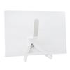 Acrylic Dry Erase Board with Light Clear Desktop Note Memo White Board Notepad Table LED Letter Massage Board with 7