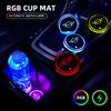 New New Luminous Car Coaster Water Cup Holder Pad Anti-slip Mat Auto Accessories For MINI Cooper Fridge One S F56 R57 R58 R60 JCW Countryman Clubman