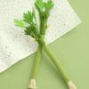 2pcs Silvervine Celery Shape Catnips Toy Interactive Chew Stick For Indoor Cats Dental Health And Play