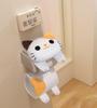 Rollenpapierhalter, Katze Plüschtier, Toilettenpapierhülle, Toilettendeckel, Waren, diverse Waren, Katze, Plüschtierhülle, niedlich, Katze, Mike