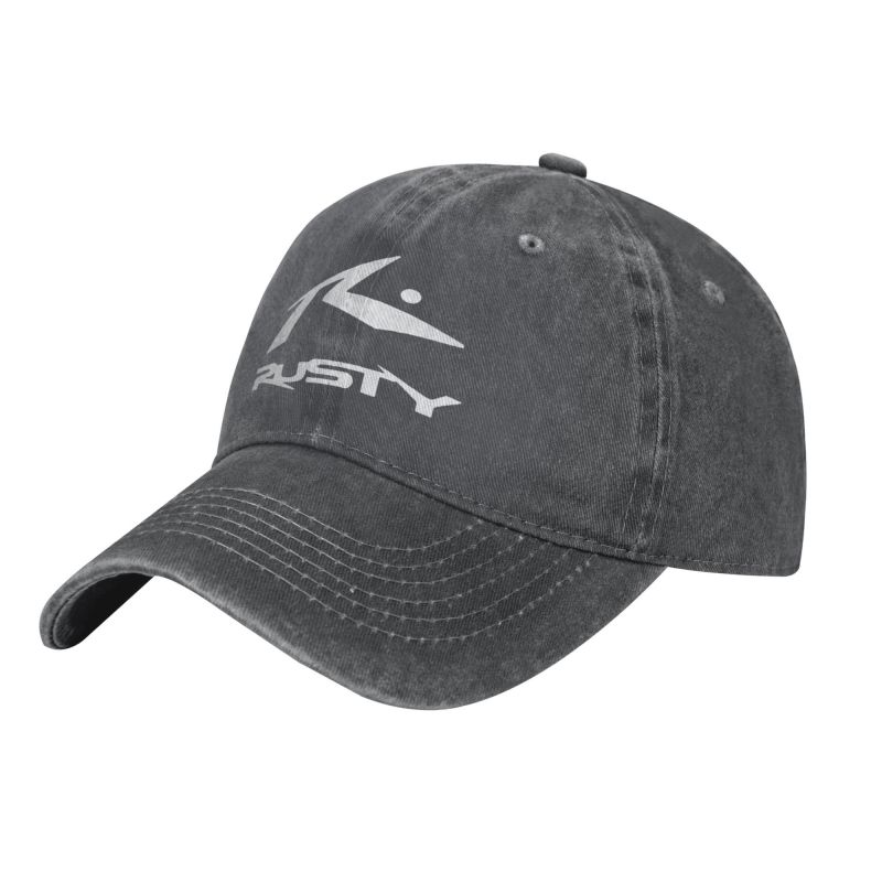 Rusty Print Baseball Caps Classic Cotton Distressed Washed Headwear for Men Women Outdoor Running Cycling Cap Golf Hats