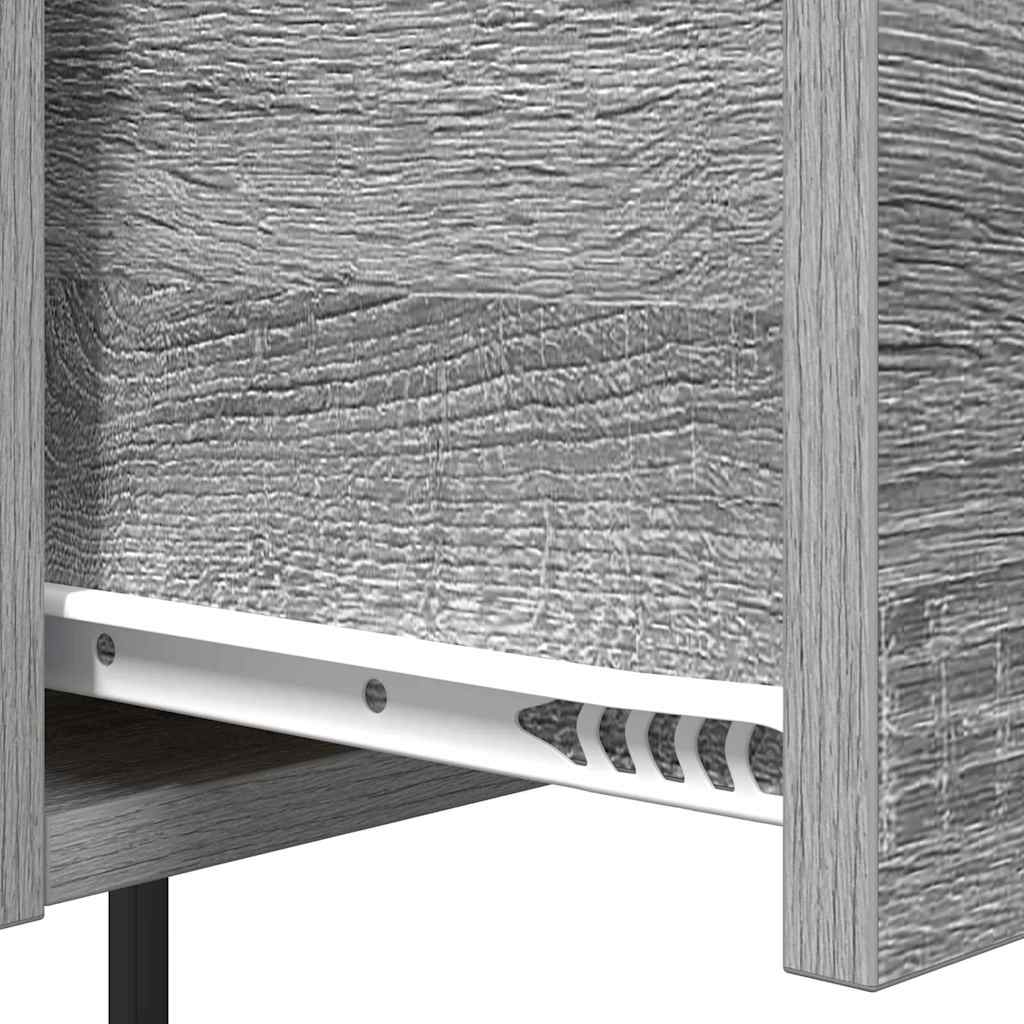 Nightstand Set (2 pcs) Grey Sonoma 42 x 41 x 56 cm Engineered Wood