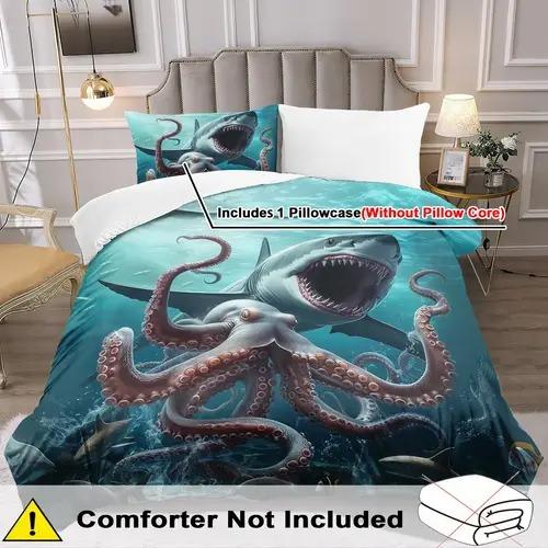 Comforter Octopus With Octopus Pattern Suitable For Children Boys Girls And Adults Soft Comfortable Breathable