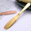 Stainless Steel Cheese Knife Sawtooth Blade Butter Cream Dessert Spreader Tool