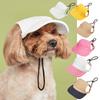 Canvas Pet Honkbalpet Oorgaten Verstelbare Zonneklep Hoed voor Honden Katten Effen Ademend Zomer Buiten Accessoire Meerdere