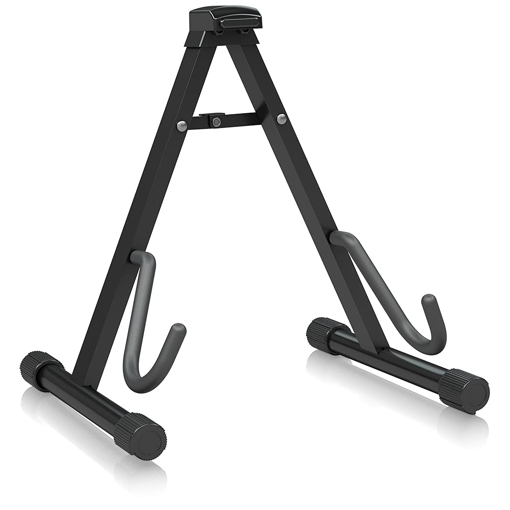 Behringer Kytarový stojan pro elektrickou kytaru Robustní design ČERNÁ, lehký, skládací, GB3002-E