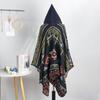Large Shawl Cape For Men And Women With Hats In All Seasons, Thickened Scarf For Travel To Keep Warm, Literary Wear Cape