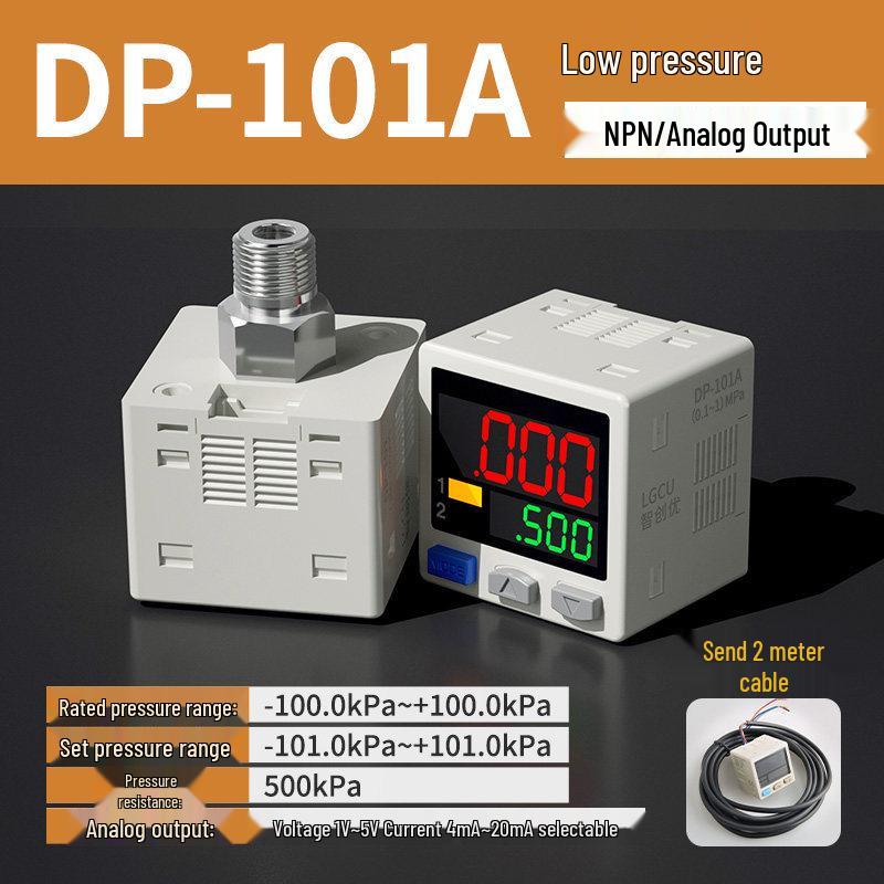 DP-101A/102 Digital Pressure Gauge Sensor with RS485 and Analog Output