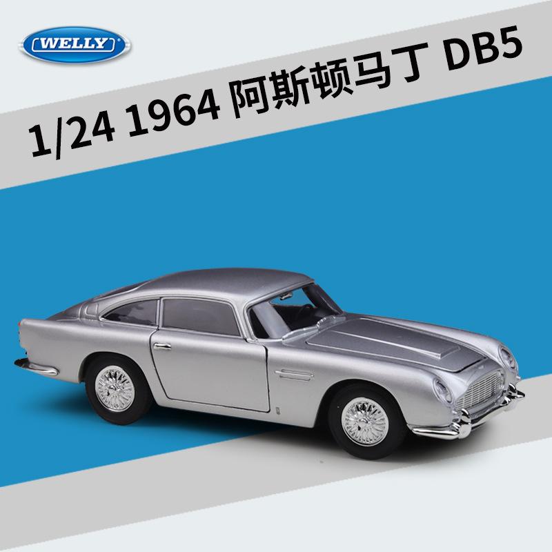 

Welly 1:24 1964 Aston Martin Db5 Db 5 Sports Car Model Alloy Diecast Toy Collection Display Piece Gift
