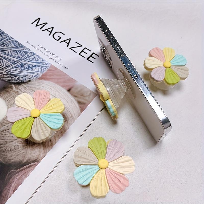 2PCS   Mobile Phone Bracket, Three-dimensional Colorful Flower Airbag Bracket, Suitable for Any Type of Mobile Phone Shell Bracket