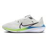 Nike Air Zoom Pegasus 40 Extra Larga Tinta Platino Colpo di Verde Scarpe da Ginnastica da Uomo Bianco Nero DV7480-006