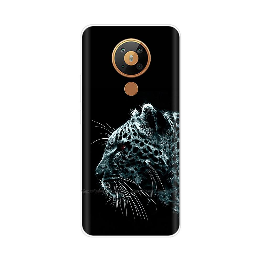 For Nokia 5.3 Case Transparent Phone Case Printing Bumper For Nokia 5.3 Nokia5.3 Case Back Cover 6.55'' TPU Soft Silicone Shells