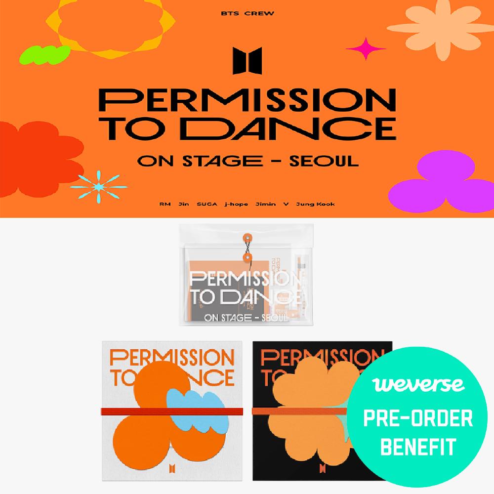 BTS PERMISSION TO DANCE ON STAGE LIVE + SEOUL Digital Code Set & POB