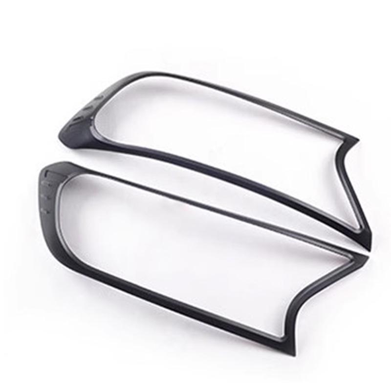 Ford Ranger/Everest 2015 Headlight Frame Cover: Black Decorative Strip & Protection