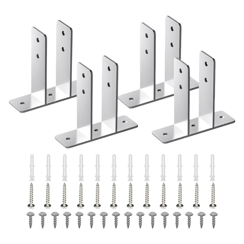 

Heavy Duty Urinal Partition Brackets with Mounting Hardware for Secure Bathroom Divider Install in Commercial Setting 1