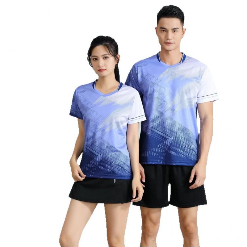 Quick-Dry Badminton Set Women Men Sportswear Running Tennis Volleyball Training Competition Uniform