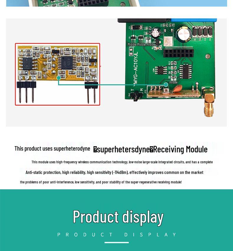 High-Power 220V/380V Smart Wireless Remote Controller for Water Pump Motors