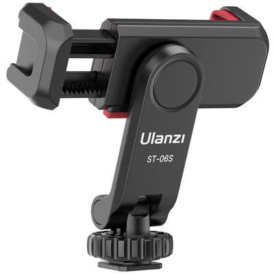 ULANZI Mobile Holder Tripod Smartphone Holder Tripod Mount 360 Degree Rotation Smartphone Stand with Cold Shoe Smartphone Tripod Mount Inch Screw Hole