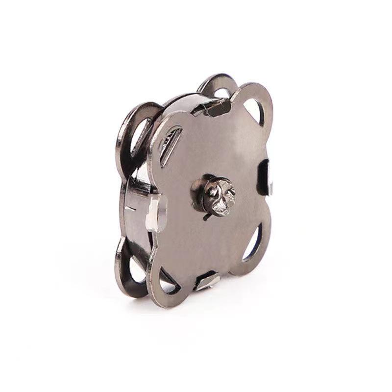 Plum Blossom Magnetic Snap for Bags & Clothing - Hand-Sewn, Invisible Male-Female Closure