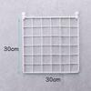 Wire Grid Panel Wall Doll   Iron Mesh Home Storage Rack Photo Hanging and Display Shelf 30x30cm