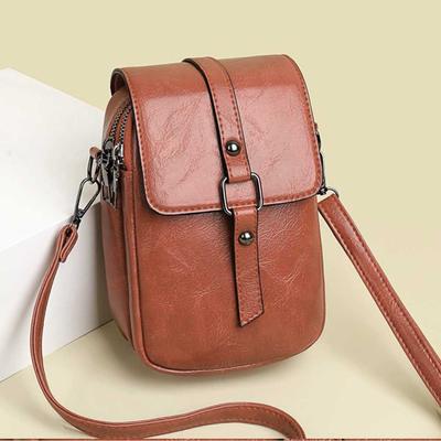 Trendy Shoulder Bag for Women PU Leather Handbag Purse Luxury Brand Design Shopper Bag Vintage Causal Crossbody Cell Phone Bag