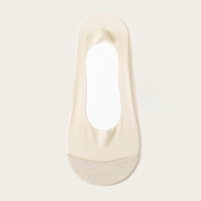 Ice Silk Women's Summer Lightweight Thin-Top Invisible Anti-Slip Non-Slippery Cotton Bottom Stockings