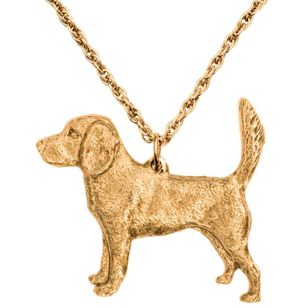 Beagle British-made Art Dog Pendant Necklace Collection