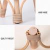 Rattan Style Plant Stand Durable Plastic Flower Pot Holder for Indoor Plants Green Plants