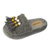 Fashion Fashion Slippers Home Non-Slip Flip Flops Outside Wear Cute Casual Tassel Fluffy Drag
