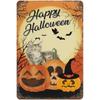 Happy Halloween Plaque Metal Tin Signs Wall Decoration Vintage Art Posters Iron Painting for Man Cave Home Cafe Garden Club Bar