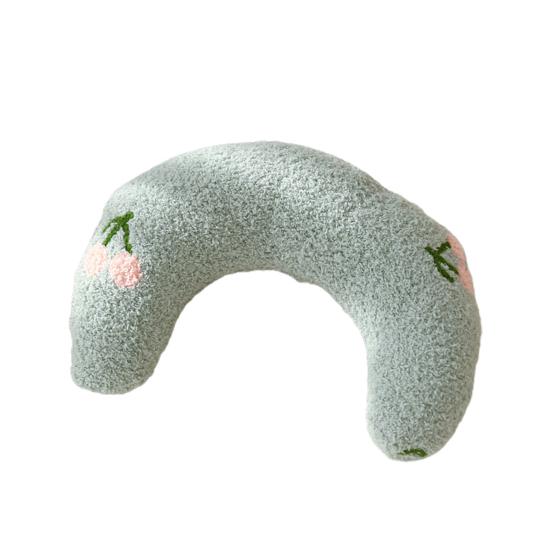 

Подушка для собаки, уютная, милая, мягкая, защищающая шейный отдел позвоночника, удобная на ощупь ткань для сна, кошка зелёный