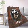Retro Horse Customize Your Name Blanket Warm Comfortable And Soft Blankets Are Suitable For Home Lunch Break Blanket Office Sofa Sofa Gift To