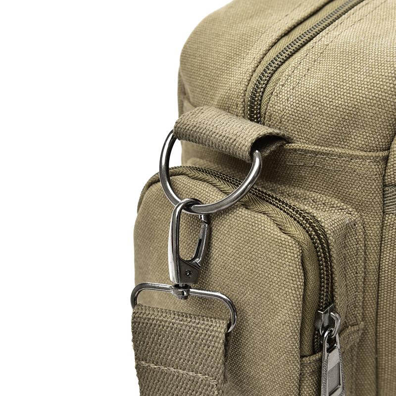 Men Crossbody Bags Male Canvas Shoulder Bags Boy Messenger Bags Man Handbags for Travel Casual Large Satchel Grey