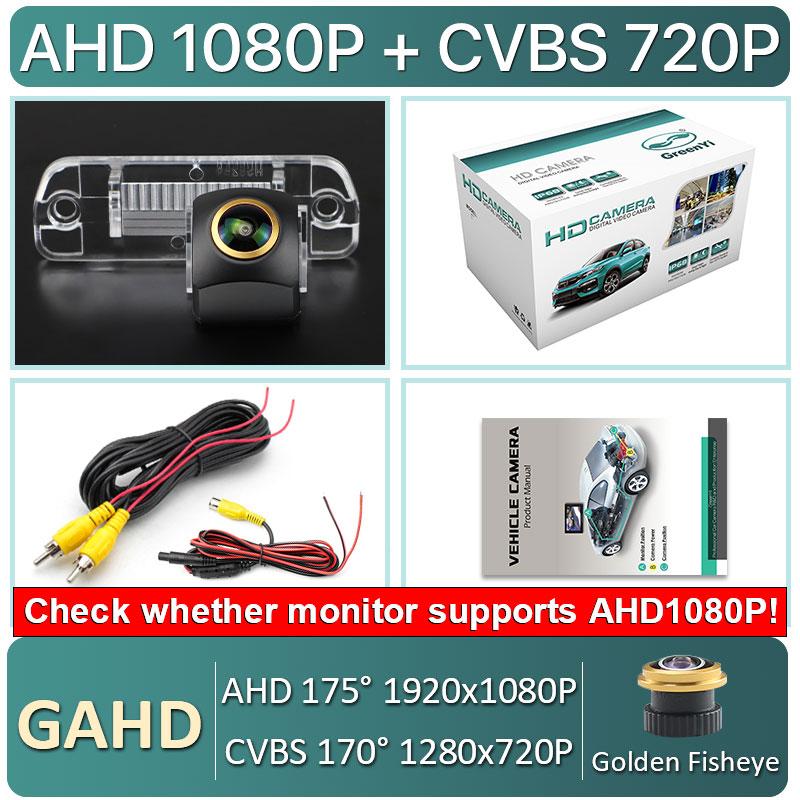 GreenYi 170° AHD 1080P Car Rear View Camera for Mercedes Benz R-Class W251 X164 W164 SLK R171 2005-2013 Night Vision 4 Pin