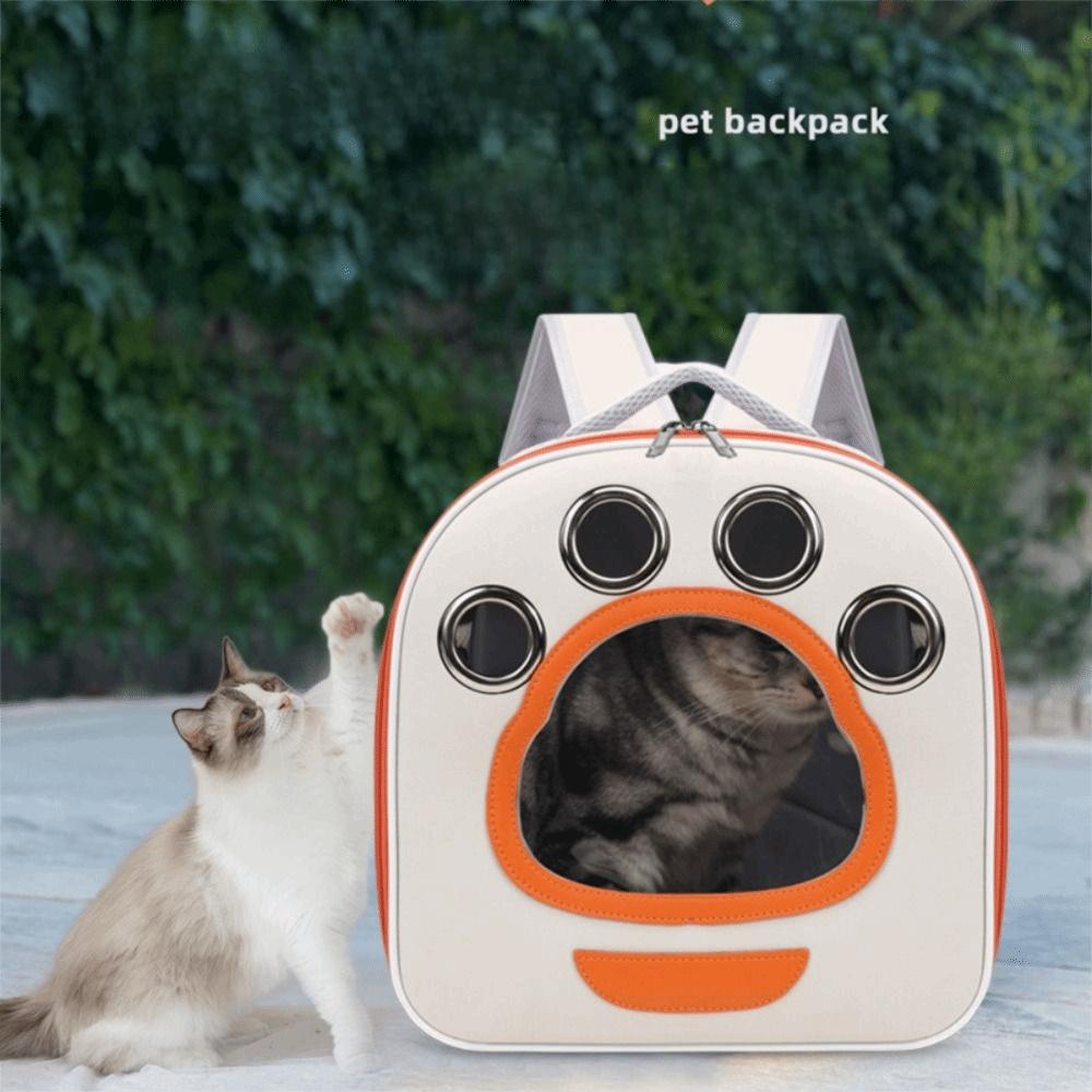 Breathable Pet Backpack Lightweight Portable Pet Bag Convenient Travel Cat Carrier Outdoor Travel