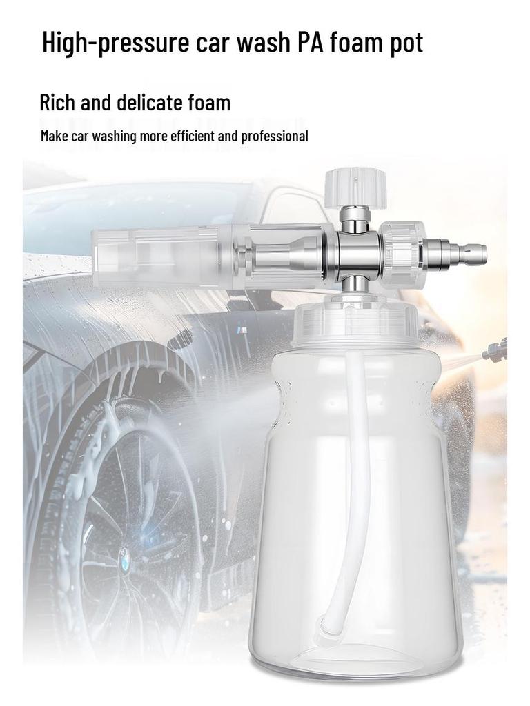High-Pressure Adjustable Foam Pot Sprayer with 1/4 Quick Connect