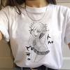 New Ahegao Harajuku Graphic Women T-Shirt My Hero Academia Anime Senpai Top Female T Shirt Harajuku O-Neck Casual Lady Clothing