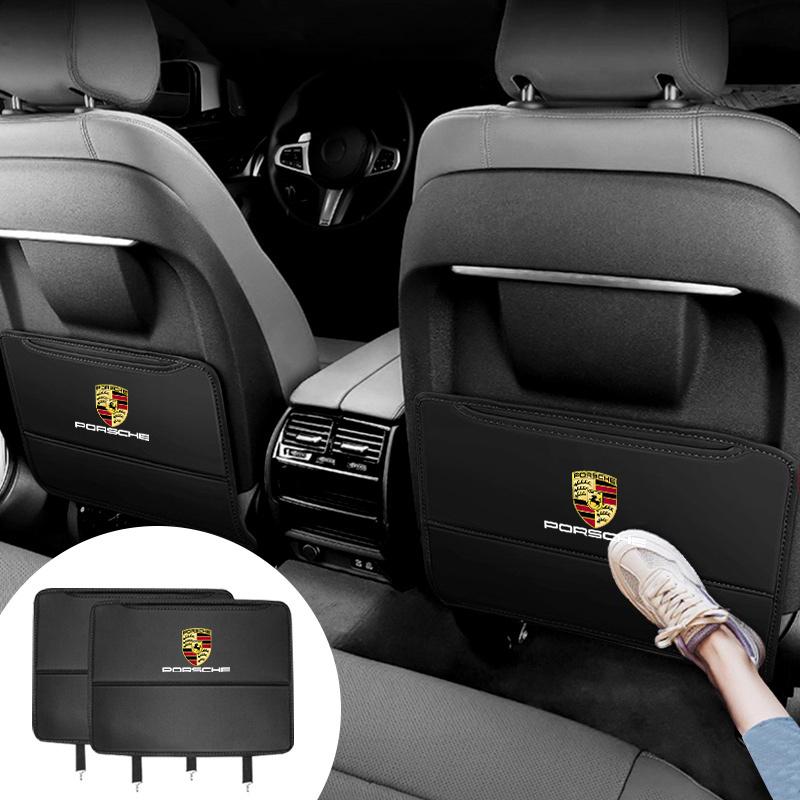 Covoraș de Protecție Spătar Scaun Auto Previne Murdărirea Tampoane Anti-Lovire Pentru Porsche Cayenne Panamera Macan 911 718 928 Taycan Cayman 918 Pajun