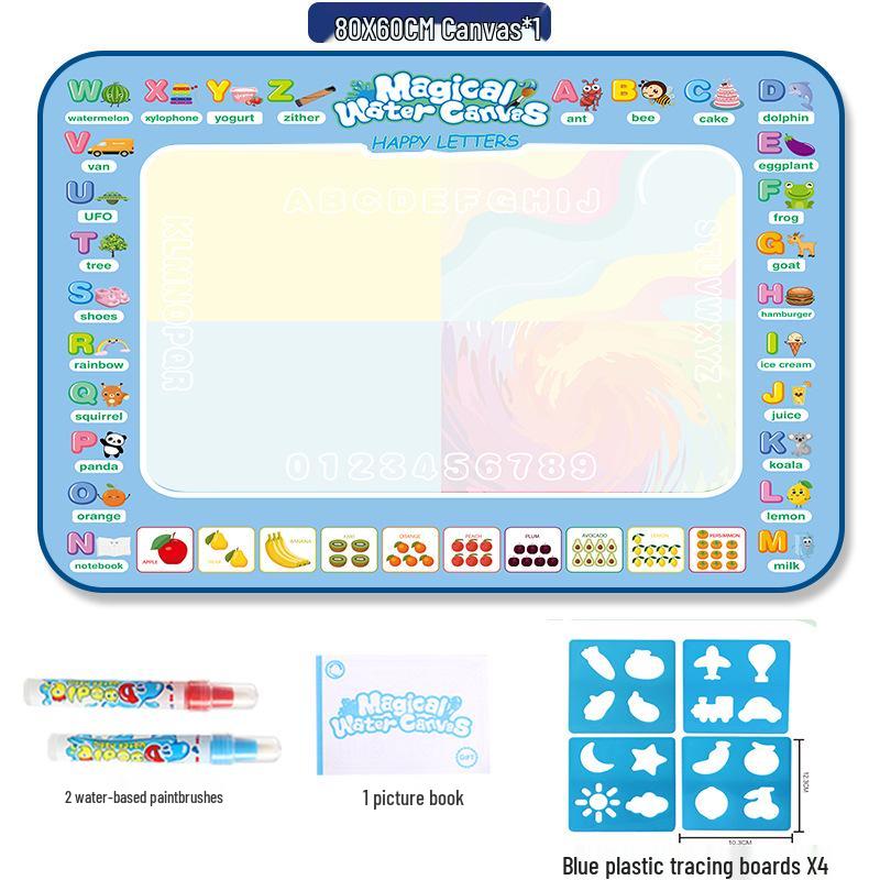 Magic Water Canvas: Children's Colorful Doodle Mat & Drawing Board