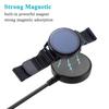 USB Charger Cable For Samsung Galaxy Watch 3 4 Classic Active 2 Universal Smartwatch Charging Holder Dock Bracket Non-slip Base