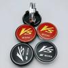 4pcs 60MM ( 56MM I.D ) VS W Work Logo Emblem Badge Car Wheel Center Caps Auto Rim Dust Cover Wheel Hub Hubcaps Car Accessories