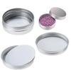 5 Ml 10 Ml 15 Ml 30 Ml 50 Ml 80 Ml Round Aluminum Box Tin Can Screw Lid Storage Scented Candle Lip Balm Oil Empty Jar /510 Pcs