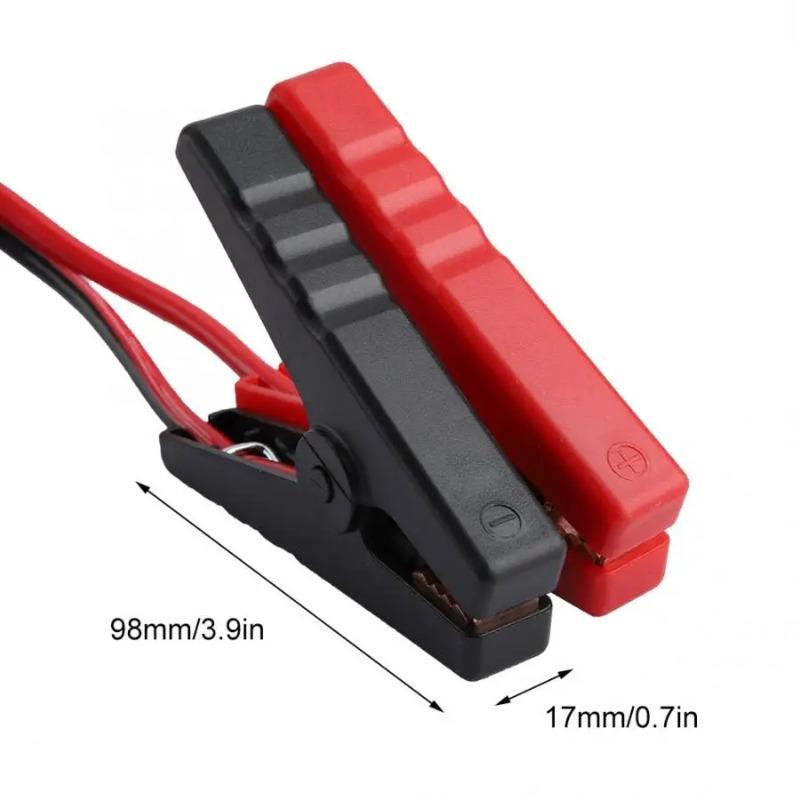 2.5M 400A Car Emergency Power Start Cable Auto Battery Booster Jumper Cable Copper Power Wire Car Accessories 12-24V Universal