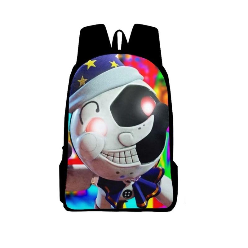 Zaino Sundrop Moondrop di Five Nights At Freddy's Per Studenti Con Materiale Resistente