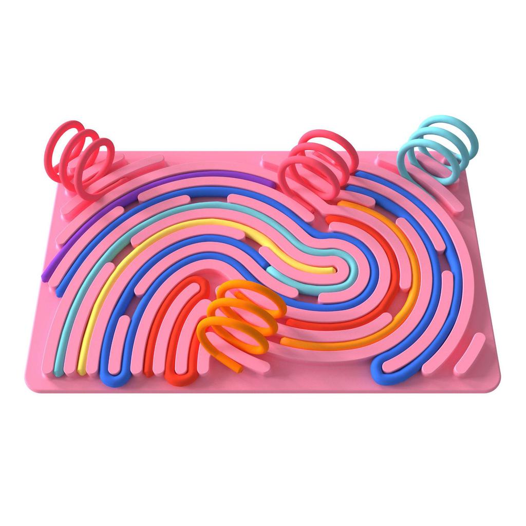 Silicone Sensory Fidget Board: Anxiety Relief and Educational Toy for Kids with Autism