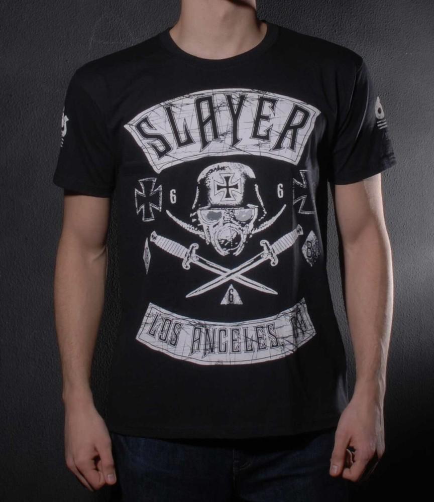 Slayer - Los Angeles 1981 (GILDAN) T-Shirt Black Unisex T-Shirt XXXL