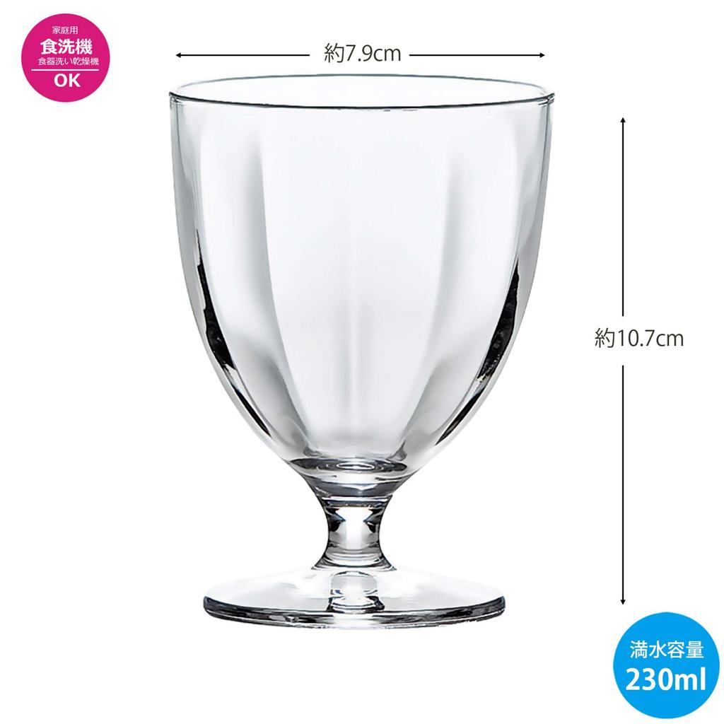 Toyo Sasaki Glass Free Glass Noce 230ml Made in Japan Dishwasher Safe Glass Cup Wine Glass SQ-02211-JAN