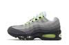 Детские кроссовки Nike Air Max 95 Big Bubble Неоновые (2026) (GS) Черный/Неоново-желтый/Холодный серый