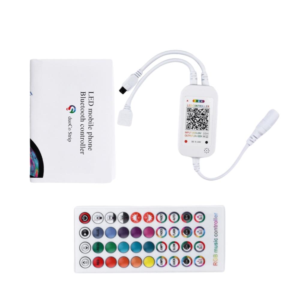 40 Keys LED Light Dimming Controller Single/Double Head Intelligent APP Voice Activated Bluetooth Music Dimming Controller